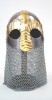 IR80428B - Viking Chainmail Helmet with Brass